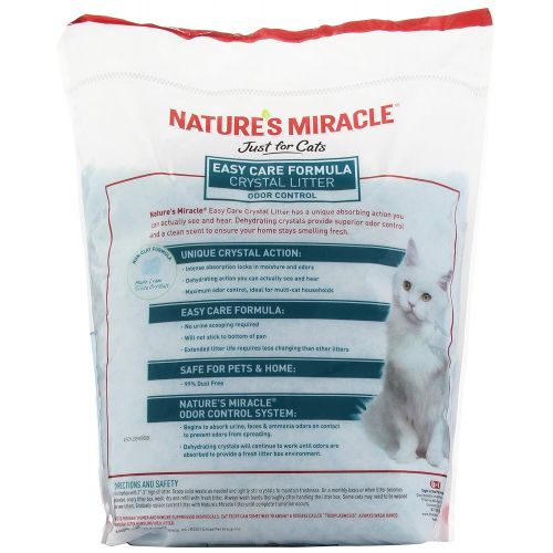  Nature's Miracle Natures Miracle Just for Cats Easy Care Crystal Litter, 8-Pound (P-5370)