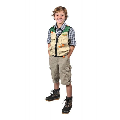  Nature Bound Cargo Vest for Kids with Zipper, 4 Pockets, and Durable Stitching