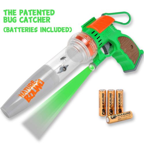  Nature Bound Bug Catcher Vacuum with Light Up Critter Habitat Case for Backyard Exploration - Complete kit for Kids