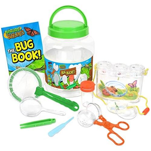  [아마존베스트]Nature Bound Bug Catcher with Habitat Bucket and 7 Piece Nature Exploration Set