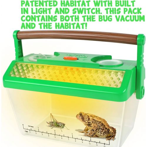  [아마존베스트]Nature Bound Bug Catcher Vacuum with Light Up Critter Habitat Case for Backyard Exploration - Complete kit for Kids