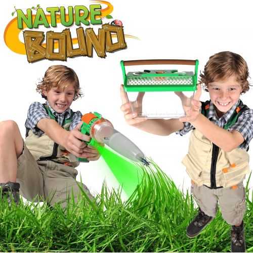  [아마존베스트]Nature Bound Bug Catcher Vacuum with Light Up Critter Habitat Case for Backyard Exploration - Complete kit for Kids