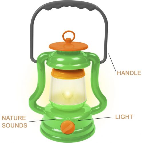  [아마존베스트]Nature Bound Light & Sound Lantern Kit with Nature Sound Effects, Green, One Size