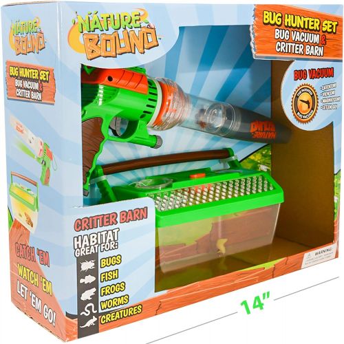  Nature Bound NB508 Bug Catcher Vacuum with Light Up Critter Habitat Case for Backyard Exploration - Complete kit for Kids