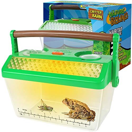  [아마존베스트]Nature Bound Bug Catcher Critter Barn Habitat for Indoor/Outdoor Insect Collecting with Light Kit, White