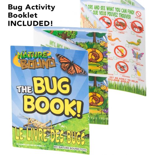  [아마존베스트]Nature Bound Toys Critter Cage Bug Catcher and Habitat Kit, Insect Netting, and Activity Booklet, Green, for Kids, 8.5 x 5.75 x 8