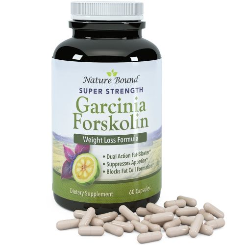  Garcinia Cambogia and Forskolin Extract Blend - Pure & Potent - Natural Weight Loss Supplement for Women & Men - Guaranteed By Nature Bound