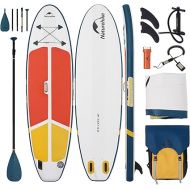 Naturehike Inflatable Stand Up Paddle Board (6 Inches Thick) with Premium SUP Paddle Board Accessories & Carry Bag, 17.6lbs Double Anti-Slip EVA Deck for Youth & Adults