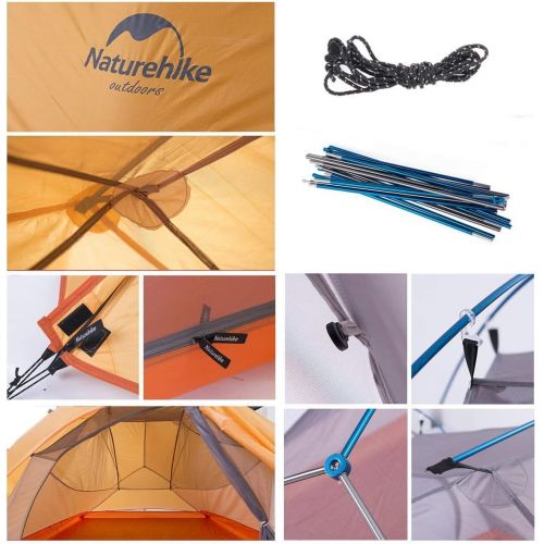  Naturehike Cloud-up 2 Upgrade Ultraleichtes Zelte Doppelten 2 Personen Zelt 3-4 Saison fuer Camping Wandern