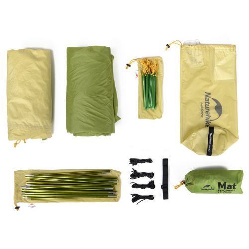  Naturehike Cirrus 2 Personen Zelt 20D Silikon Stoff F doppelten 3 Saison Camping hking Zelt