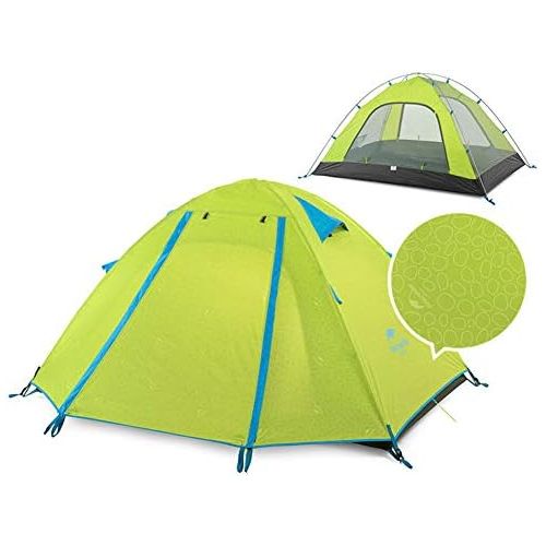 Tentock Zelt im Freien 1-4 Personen Doppelschicht Campingzelt Wasserdicht 3000 mm + fuer Backpacking Reisen Wandern