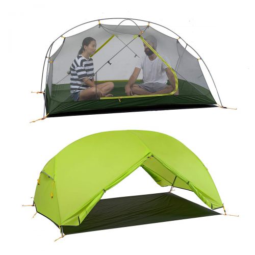  Naturehike Mongar Leichtes Zelt fuer 2 Personen 20D Silikon doppelten Camping Zelt