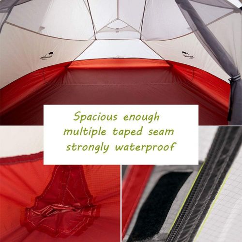  Naturehike NatureHike Im Freien Wasserdichte Zelt Doppelschicht Zelt Ultraleicht Camping Zelt fur 1 Personen