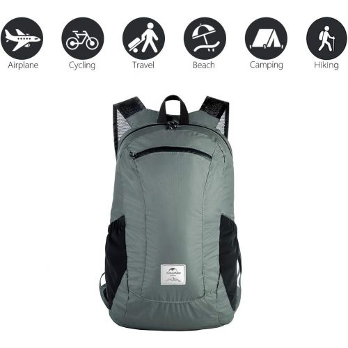  [아마존 핫딜]  [아마존핫딜]Naturehike Rainproof Lightweight Packable Backpack for Climbing Camping Backpacking Cycling Bicycle Travel Airplane, 18L 25L Ultralight Foldable Small Daypack for Men Women