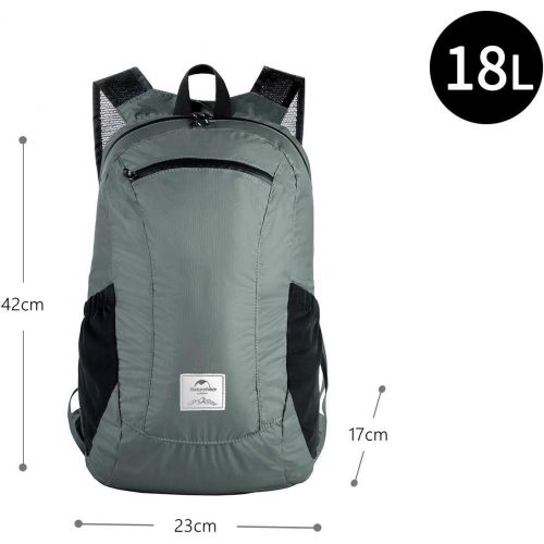  [아마존 핫딜]  [아마존핫딜]Naturehike Rainproof Lightweight Packable Backpack for Climbing Camping Backpacking Cycling Bicycle Travel Airplane, 18L 25L Ultralight Foldable Small Daypack for Men Women