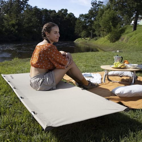  Naturehike Ultralight Folding Camping Cot, Portable Compact Backpacking Cot for Adults Camping, Hiking, Travel, Heavy Duty Support 330 Lbs