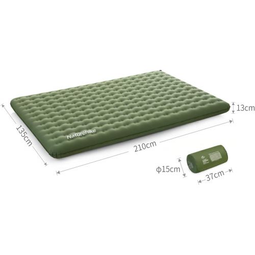  Naturehike Double Sleeping Pad - Inflatable Camping Air Mattress - Light and Compact - for Backpacking, Self-Driving Tour, Hiking, Tent