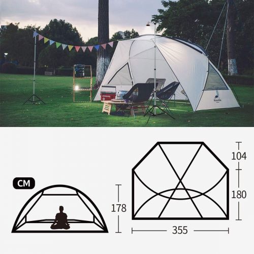  Naturehike Outdoor Camping Sun Shelter Beach Tarp Awning Waterproof Carp Fishing Bivvy Shelter or Activities Beach Traveling Family Adults.