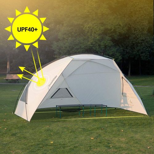  Naturehike Outdoor Camping Sun Shelter Beach Tarp Awning Waterproof Carp Fishing Bivvy Shelter or Activities Beach Traveling Family Adults.