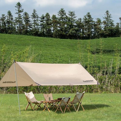  Naturehike 13ft X 9.6ft Large and Ultra Light Canopy, Rainproof, Sunscreen, Windproof Outdoor Camping Picnic Tent Awning for 4 6P (400292cm)