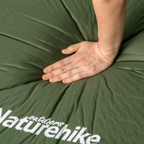  Naturehike Self Inflating Sleeping Pad - 2 inch Thick Durable Camping Mattress Connectable with Multiple Lightweight Sleeping Mats for Backpacking, Tent, Hammock, Hiking, Couple, a