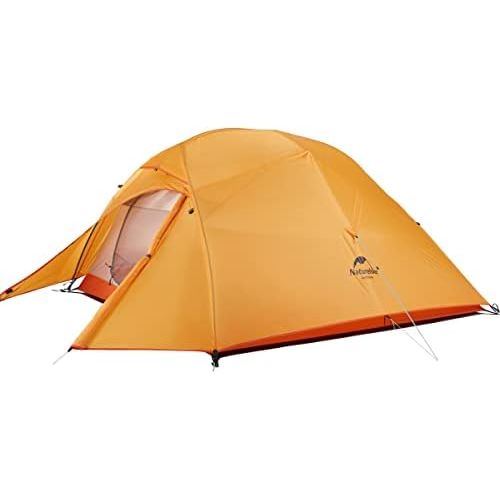  Naturehike Cloud-Up 3 Person Lightweight Backpacking Tent with Footprint - Free Standing Dome Camping Hiking Waterproof Backpack Tents