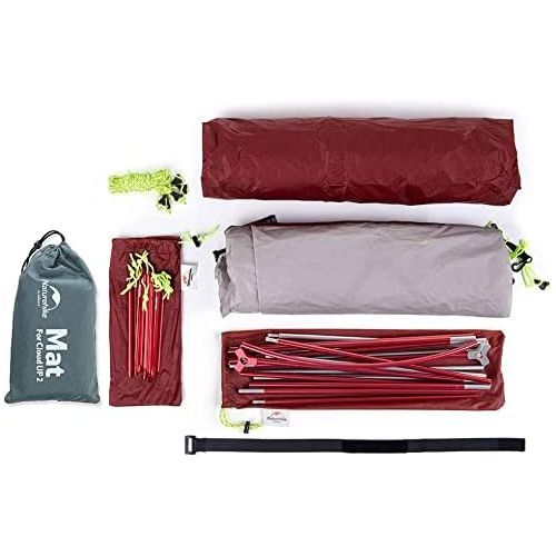  Naturehike Cloud-Up 2 and 3 Person Lightweight Backpacking Tent with Footprint with Snowskirt - 4 Season Free Standing Tent Ultralight Waterproof Backpack Camping Tent