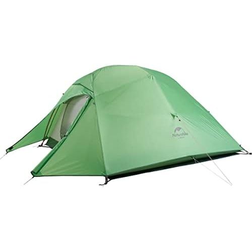  Naturehike Cloud-Up 1, 2 and 3 Person Lightweight Backpacking Tent with Footprint - 210T 3 Season Free Standing Dome Camping Hiking Waterproof Backpack Tents