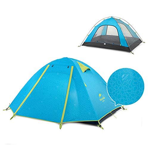  Naturehike Lightweight Backpacking Tent 1/2/3/4 Person 3 Season Ultralight Waterproof Anti-UV Camping Tent, Easy Setup, Large Size for Family, Outdoor, Hiking, Beach, Mountaineerin