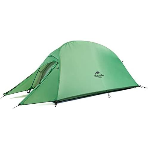  Naturehike Cloud-Up 1 Person Lightweight Backpacking Tent with Footprint - Dome Camping Hiking Waterproof Backpack Tents