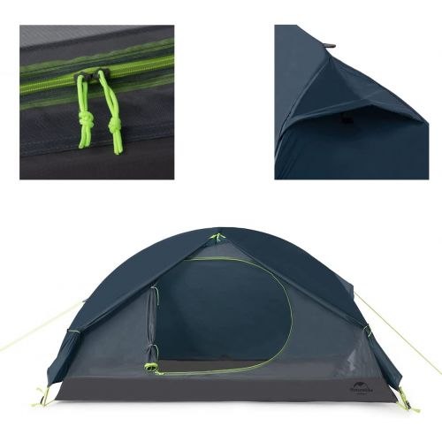  Naturehike Backpacking Tent for 1 Person Camping Hiking Lightweight Waterproof one Person Tent with Footprint