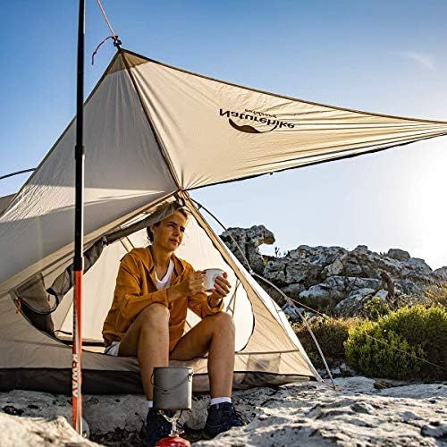  Naturehike VIK 1/2 Person Ultralight 3 Season Backpacking Tents with Footprint - 15D Lightest Portable Tent for Camping Hiking with Carry Bag