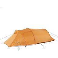Naturehike Tunnel Tent Ultralight Backpacking Tent Foldable Camping Tent for 3 Persons with Tent Ground Sheet