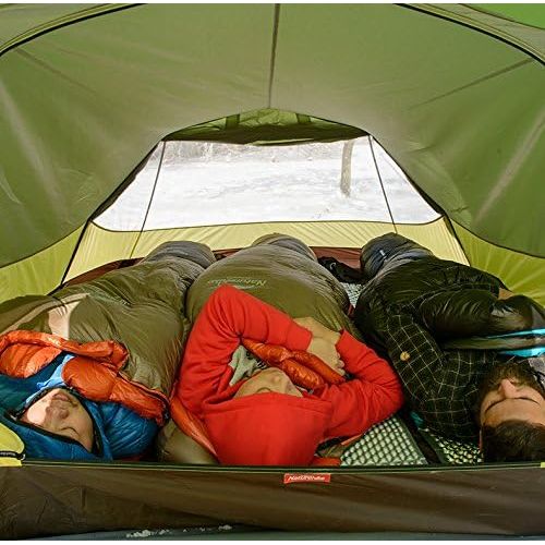  Naturehike Tunnel Tent Ultralight Backpacking Tent Foldable Camping Tent for 3 Persons with Tent Ground Sheet