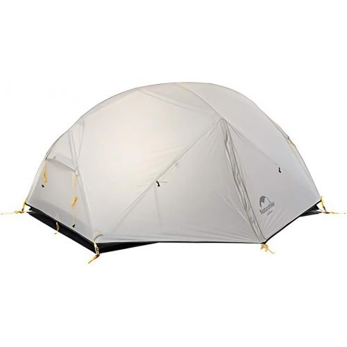  Naturehike Camping Tent Double Layer Waterproof 3 Season Tent for 2 Person (Gray)