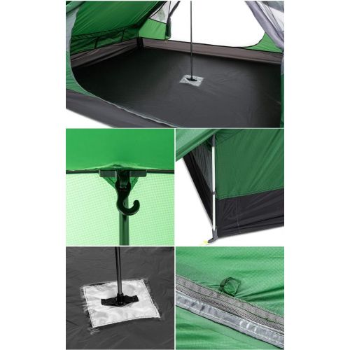  Naturehike Outdoor 2 Person Tent Camping Tent Rainproof Windproof Double-Skin 20D Nylon Double Tent NH20ZP080