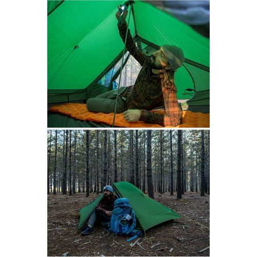  Naturehike Outdoor 2 Person Tent Camping Tent Rainproof Windproof Double-Skin 20D Nylon Double Tent NH20ZP080