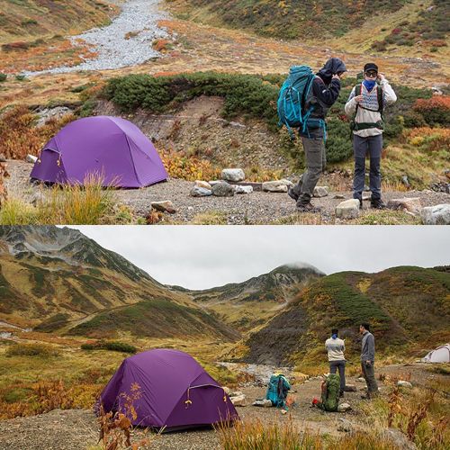  Naturehike Mongar 2 Person Backpacking Tent 3 Season Free-Standing Lightweight Hiking Tent for Outdoor Activities