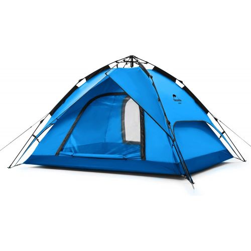  Naturehike 3 Person Pop Up Tent Outdoor Protable Travelling Hiking Camping Dual-Purpose Automatic Tent