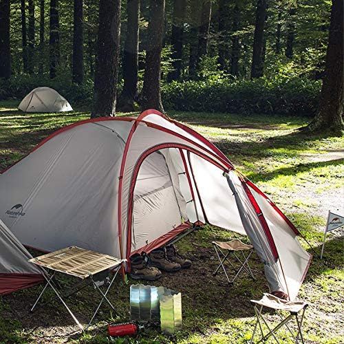  Naturehike Hiby 3 Person Backpacking Lightweight Waterproof Camping Tent with Footprint