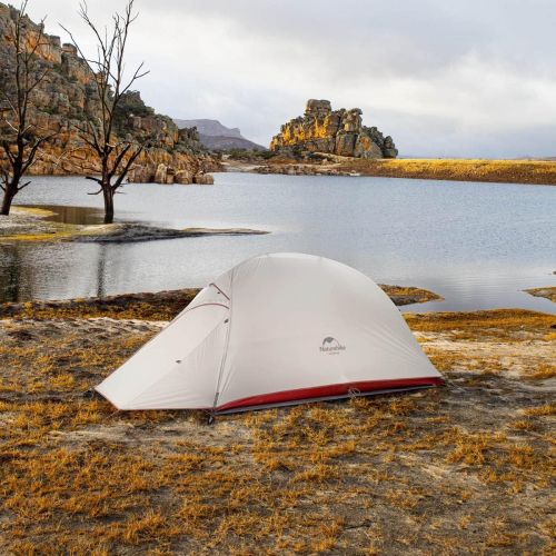  [아마존베스트]Naturehike Cloud-Up 1, 2 and 3 Person Lightweight Backpacking Tent with Footprint - 20D 3 Season Free Standing Dome Camping Hiking Waterproof Backpack Tents