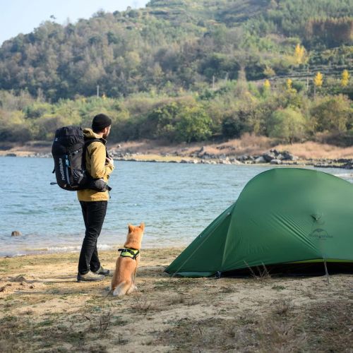  Naturehike Cloud-Up 2 Person Lightweight Backpacking Tent with Footprint - Free Standing Dome Camping Hiking Waterproof Backpack Tents