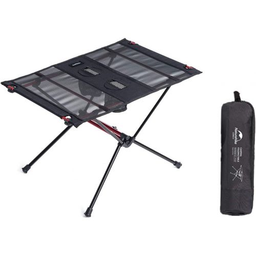  Naturehike Folding Camping Table - Portable Folding Table Compact Lightweight Small Folding Roll - up Table with Carry Bag for Outdoor Picnic, Beach, Camping, BBQ, Party