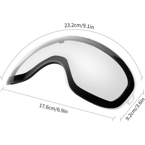  Naturehike Ski Goggles - Interchangeable Lens 100% UV400 Protection Snow Goggles Anti-Fog Glasses for Unisex Men & Women