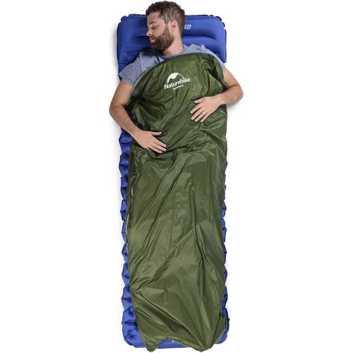  Naturehike Sleeping Bag  Envelope Lightweight Portable, Waterproof, Comfort with Compression Sack - Great for 3 Season Traveling, Camping, Hiking, Outdoor Activities