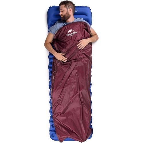  Naturehike Sleeping Bag  Envelope Lightweight Portable, Waterproof, Comfort with Compression Sack - Great for 3 Season Traveling, Camping, Hiking, Outdoor Activities