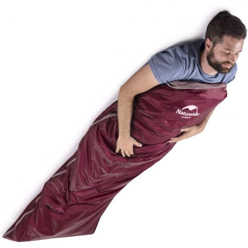  Naturehike Sleeping Bag  Envelope Lightweight Portable, Waterproof, Comfort with Compression Sack - Great for 3 Season Traveling, Camping, Hiking, Outdoor Activities