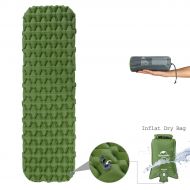 Naturehike Improved Fast Inflating Camping Sleeping Air Pad - with Inflat Dry Bag - Large Size Thick Air Mat with Carry Bag for Backpacking Outdoor Hiking
