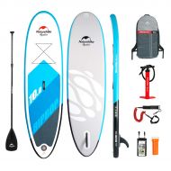 Naturehike Inflatable Stand Up Paddle Board (5/6 Inches Thick) with Premium SUP Accessories & Carry Bag | Wide Stance, Bottom Fin for Paddling, Surf Control, Non-Slip Deck | Youth