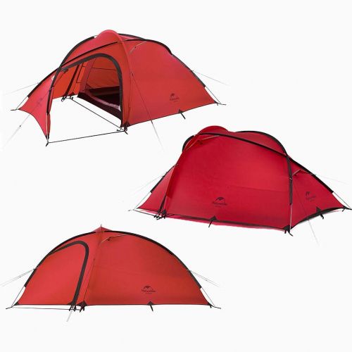  Naturehike Waterproof Double-Layer Backpacking Tent 2-3 Persons Camping/Hiking A Tent Living Room